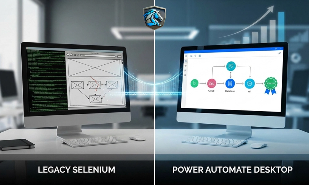 Legacy Selenium - Power Automate Desktop